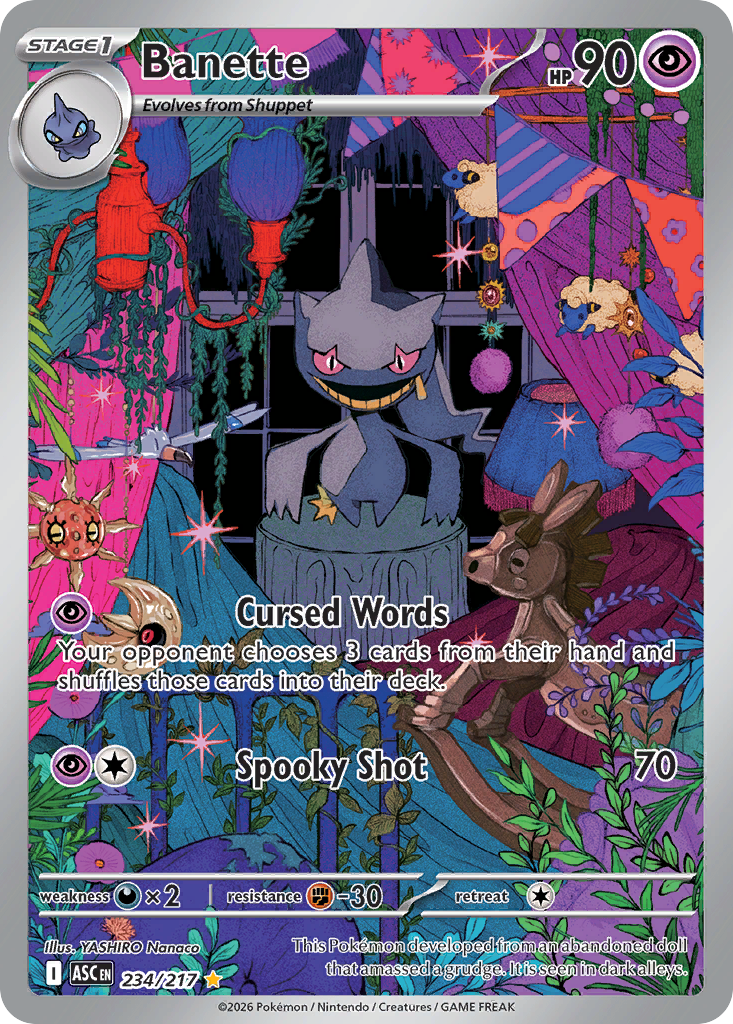 Banette 234/217 Ascended Heroes card