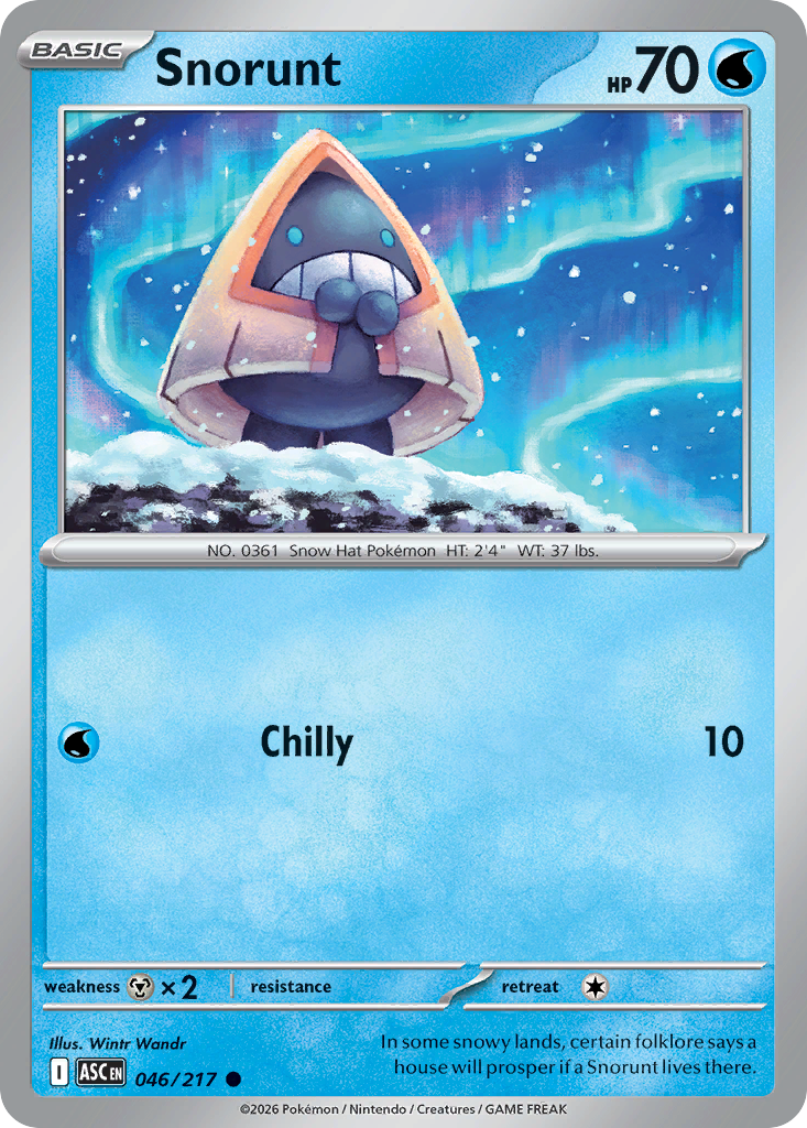 Snorunt 046/217 Ascended Heroes card