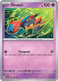 034/086 Deoxys - Chaos Rising