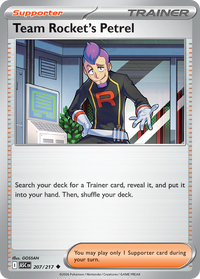 207/217 Team Rocket's Petrel - Ascended Heroes