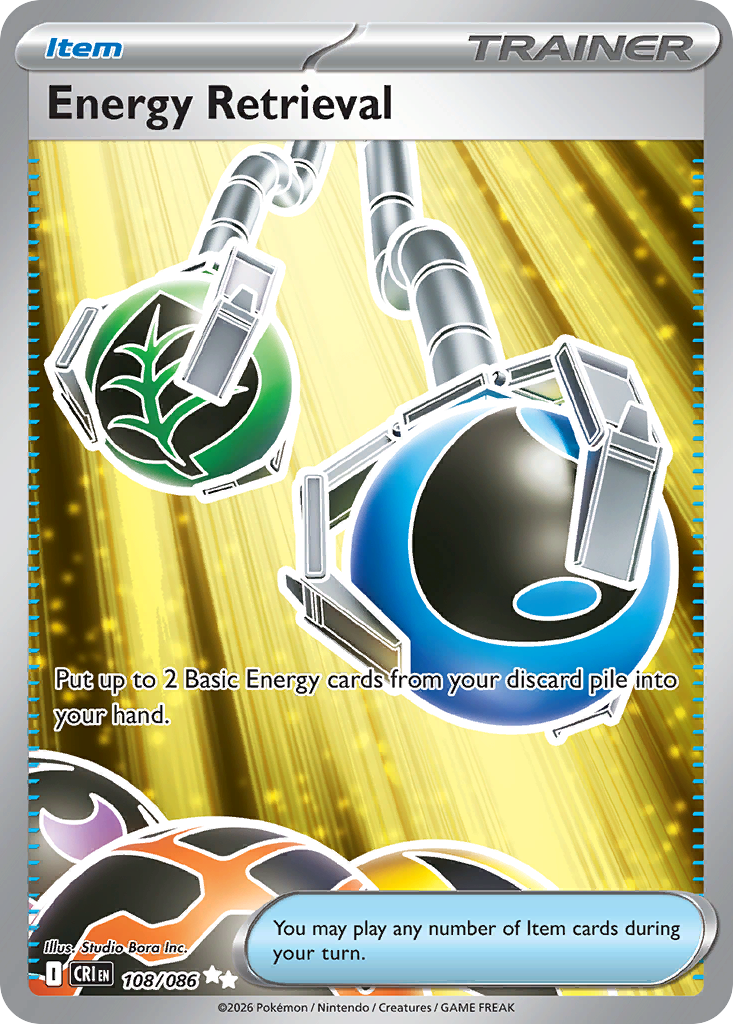 Energy Retrieval 108/086 Chaos Rising card