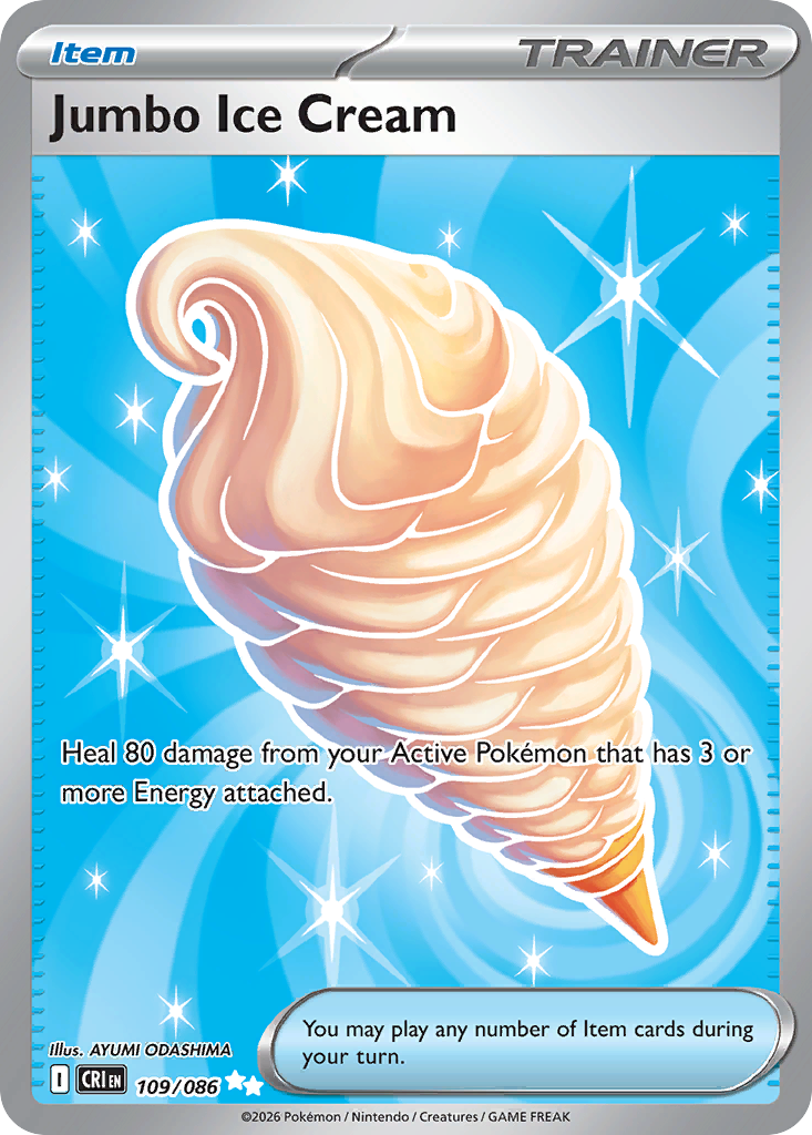 Jumbo Ice Cream 109/086 Chaos Rising card