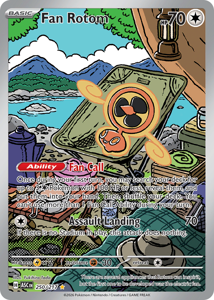 Fan Rotom 250/217 Ascended Heroes card