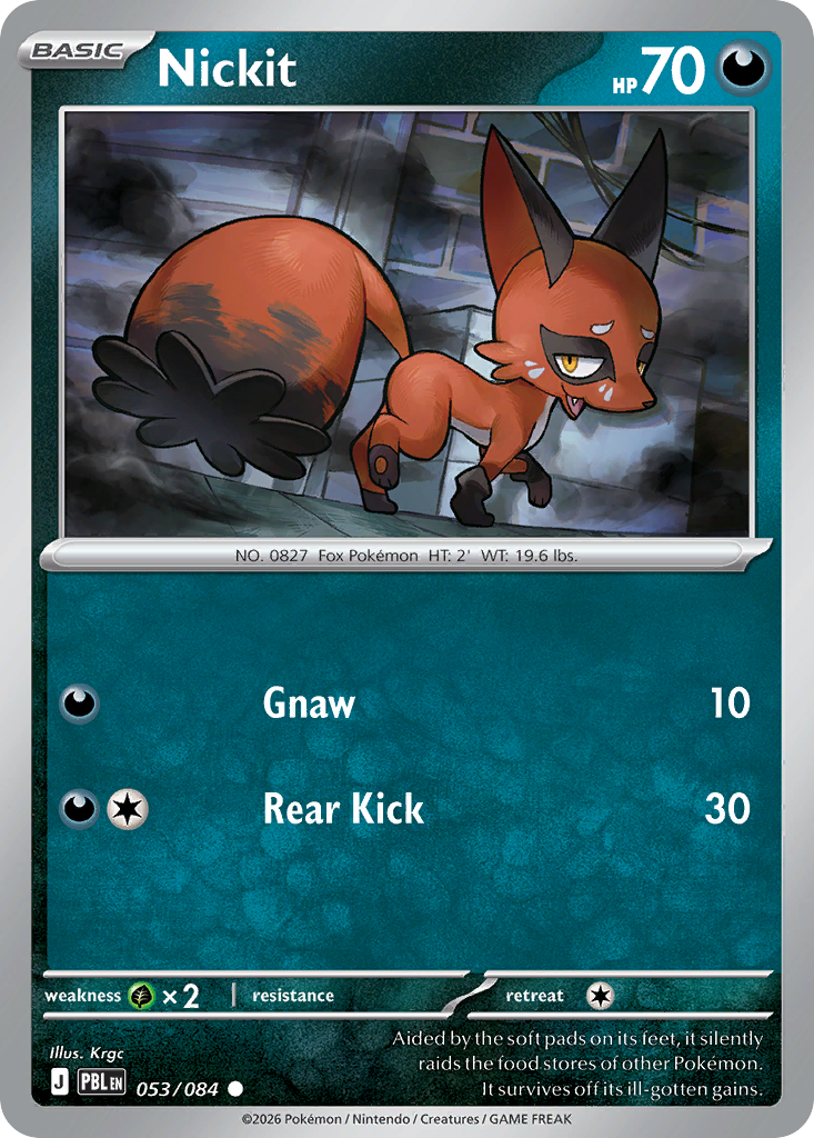 Nickit 053/084 Pitch Black card