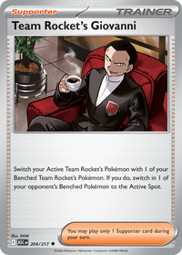 204/217 Team Rocket's Giovanni - Ascended Heroes