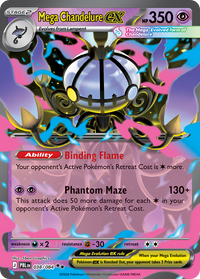 038/084 Mega Chandelure ex - Pitch Black