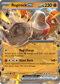 107/217 Regirock ex - Ascended Heroes