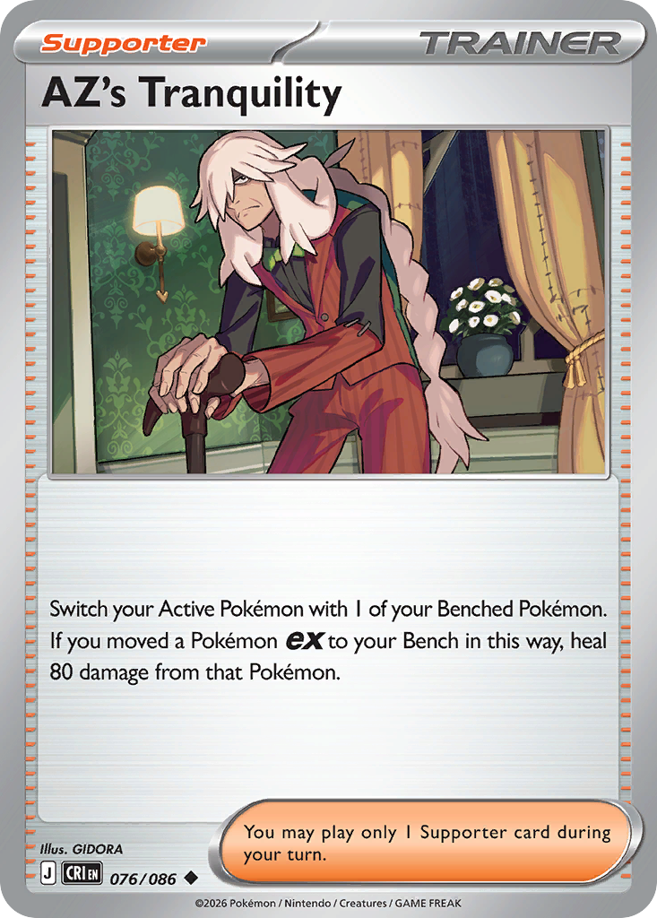 AZ's Tranquility 076/086 Chaos Rising card