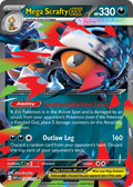 Mega Scrafty ex 135/217 Ascended Heroes card