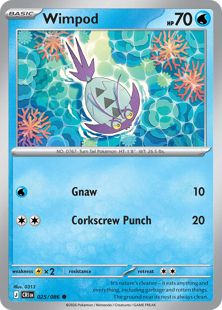 Wimpod 025/086 Chaos Rising card