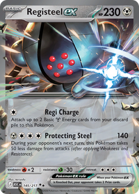 145/217 Registeel ex - Ascended Heroes