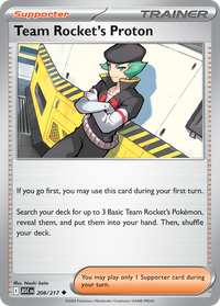 208/217 Team Rocket's Proton - Ascended Heroes