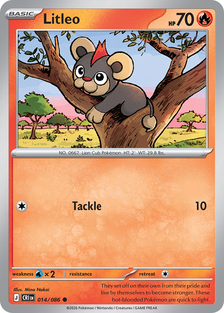 Litleo 014/086 Chaos Rising card