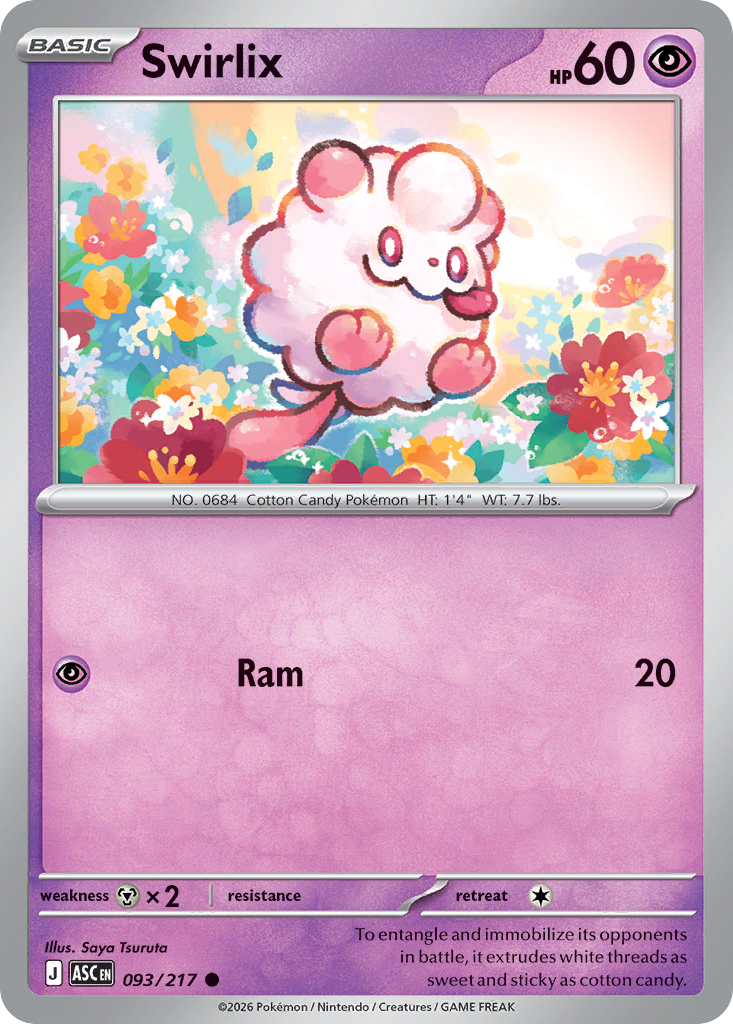 Swirlix 093/217 Ascended Heroes card