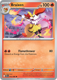 012/086 Braixen - Chaos Rising