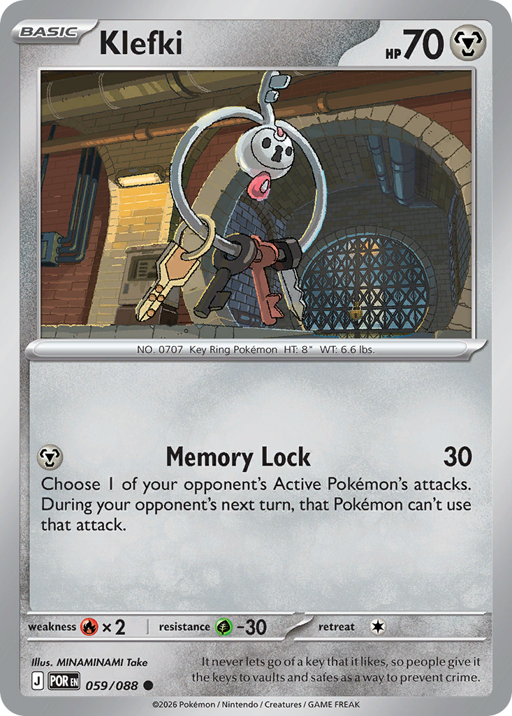 Klefki 059/088 Perfect Order card
