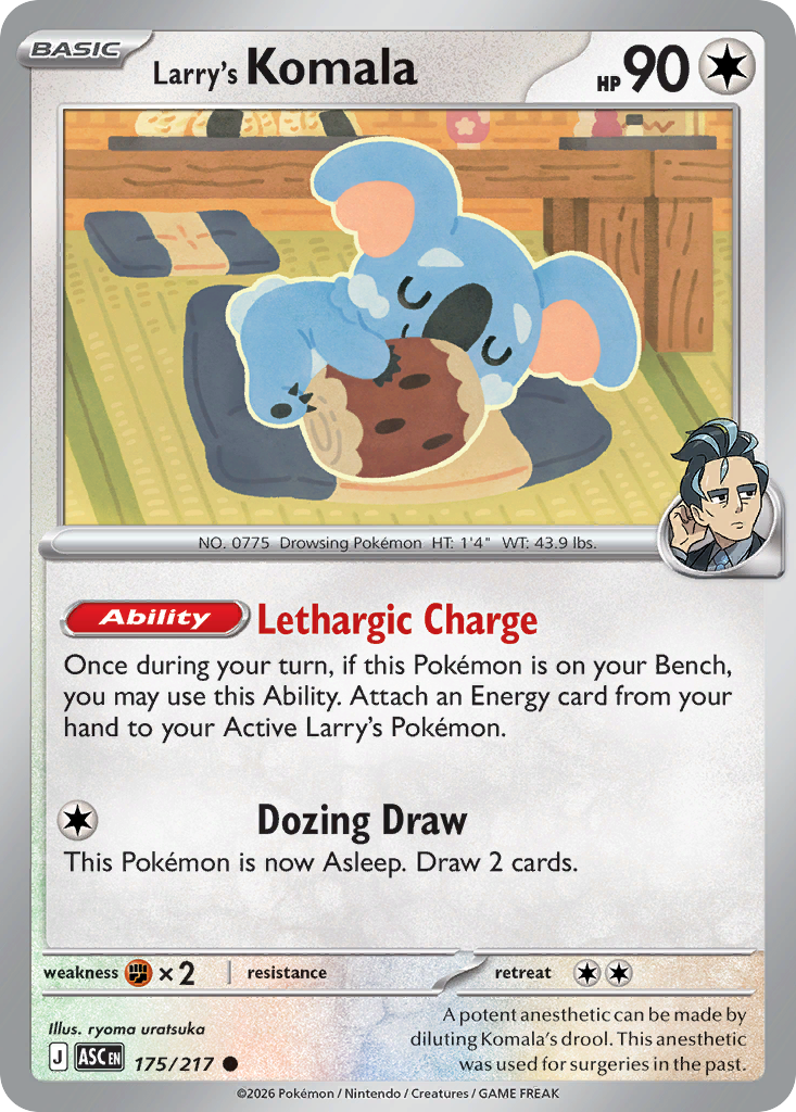 Larry's Komala 175/217 Ascended Heroes card