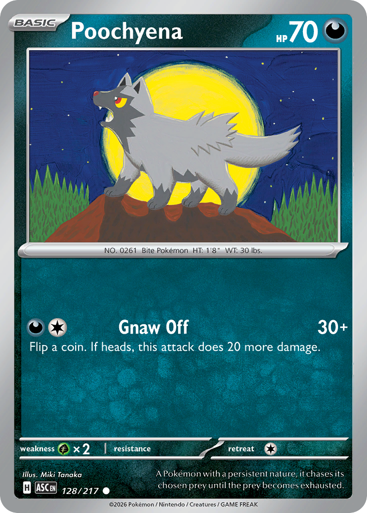 Poochyena 128/217 Ascended Heroes card