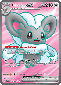 105/086 Cinccino ex - Chaos Rising