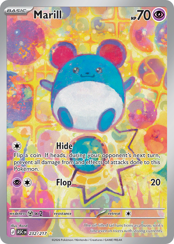 Marill 232/217 Ascended Heroes card