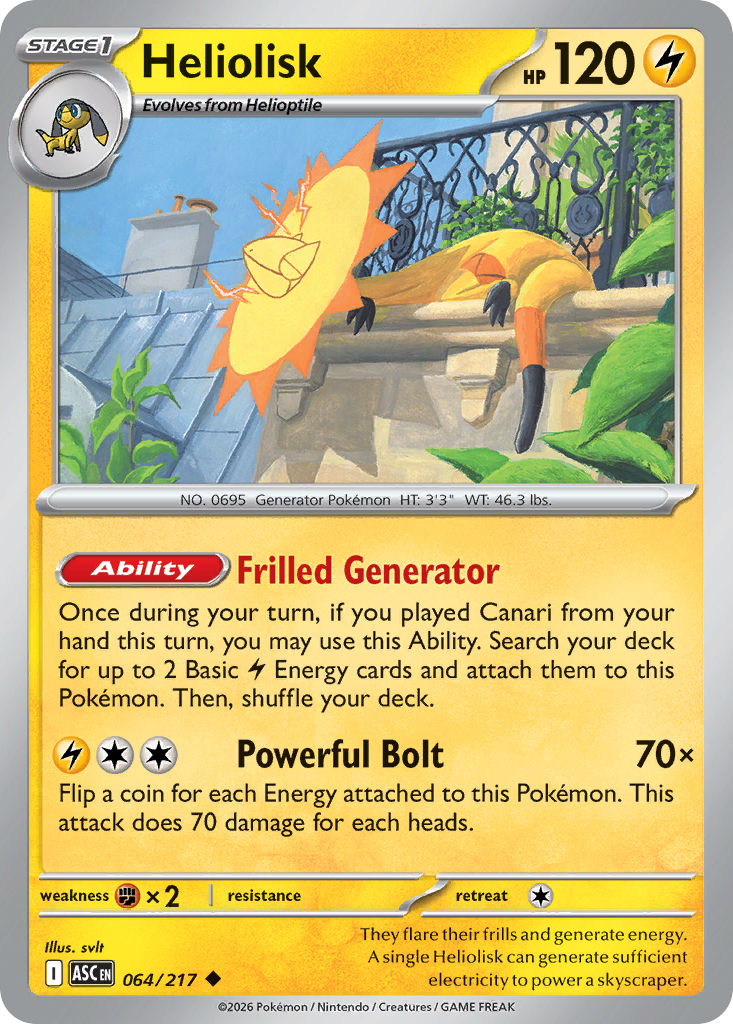 Heliolisk 064/217 Ascended Heroes card