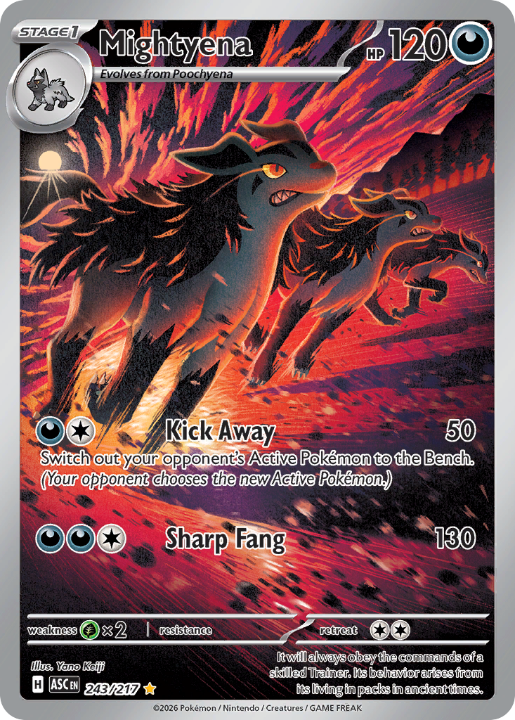 Mightyena 243/217 Ascended Heroes card