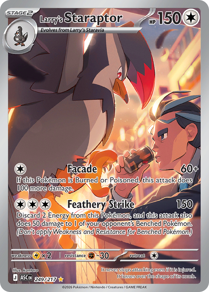 Larry's Staraptor 249/217 Ascended Heroes card