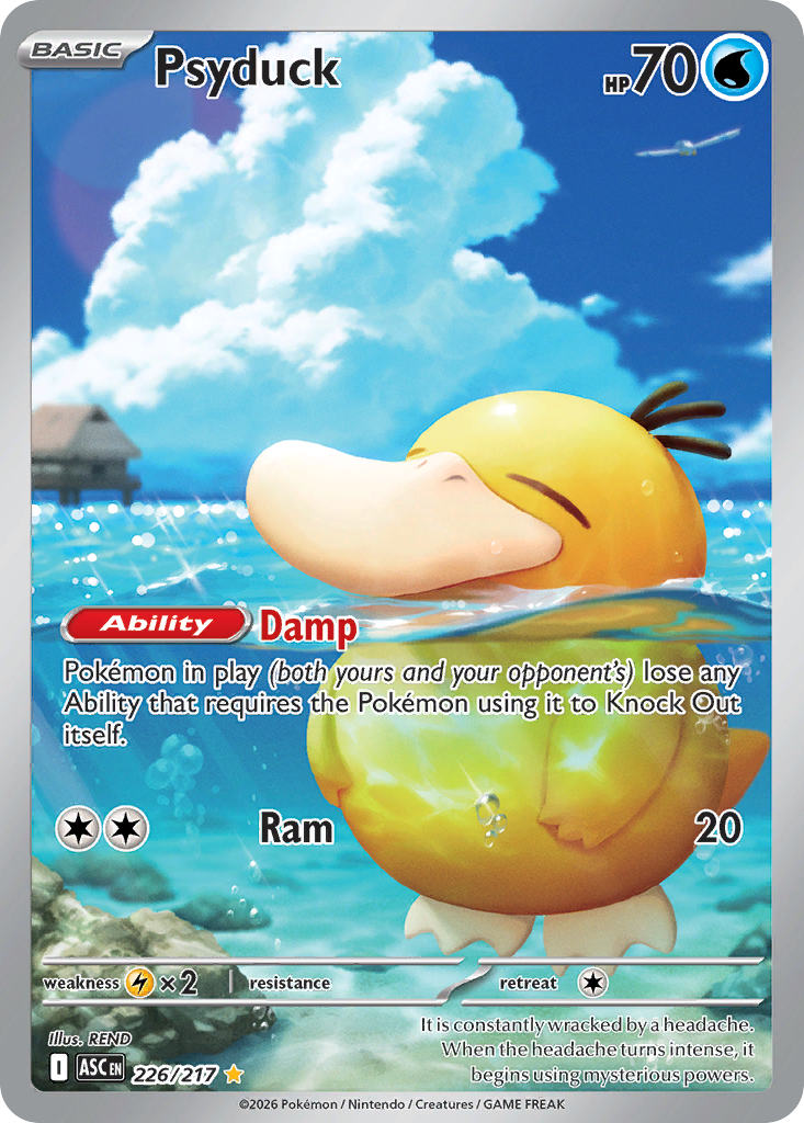 Psyduck 226/217 Ascended Heroes card