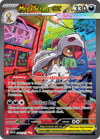 285/217 Mega Scrafty ex - Ascended Heroes