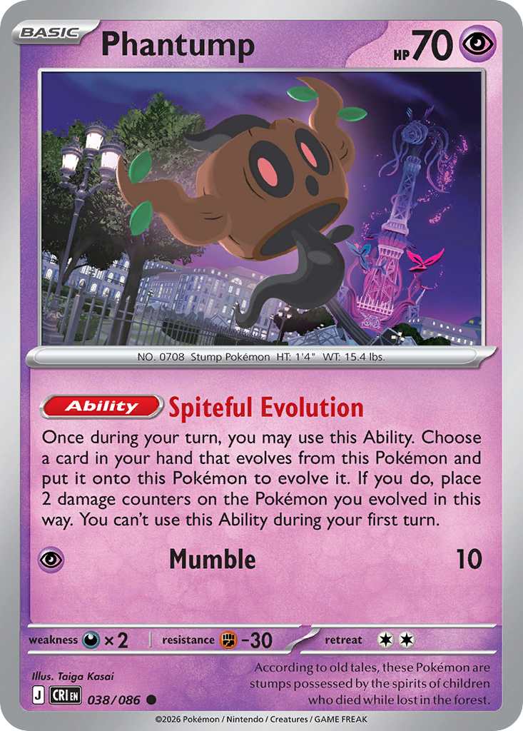 Phantump 038/086 Chaos Rising card