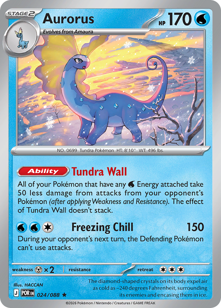 Aurorus 024/088 Perfect Order card