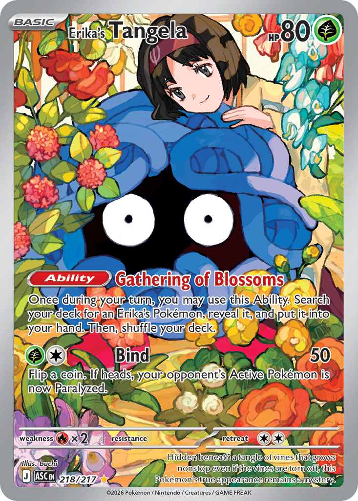 Erika's Tangela 218/217 Ascended Heroes card