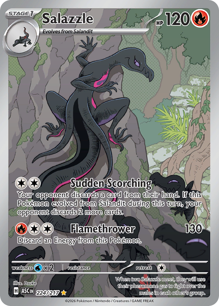 Salazzle 224/217 Ascended Heroes card