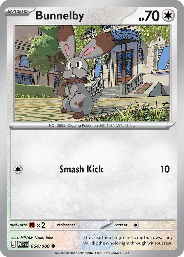 Bunnelby 064/088 Perfect Order card