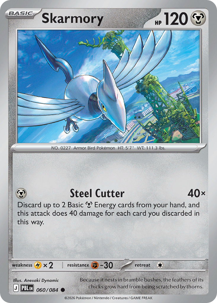 Skarmory 060/084 Pitch Black card