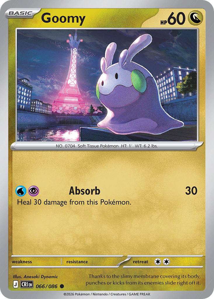 Goomy 066/086 Chaos Rising card