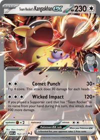 162/217 Team Rocket's Kangaskhan ex - Ascended Heroes