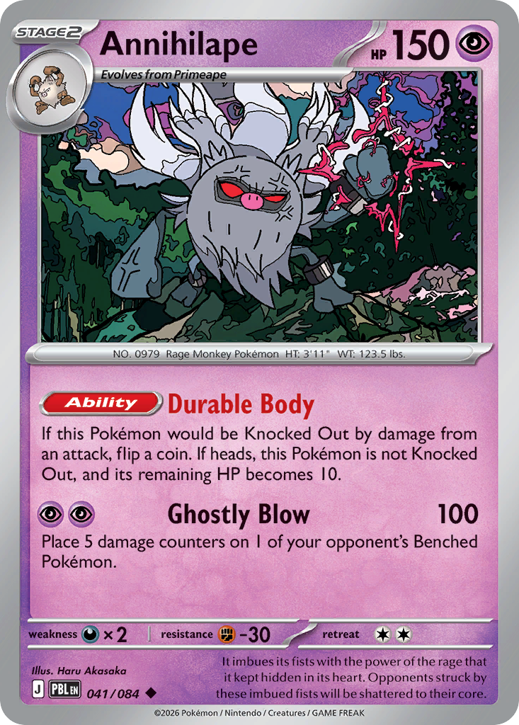 Annihilape 041/084 Pitch Black card
