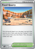 Fossil Quarry 076/084 Pitch Black card