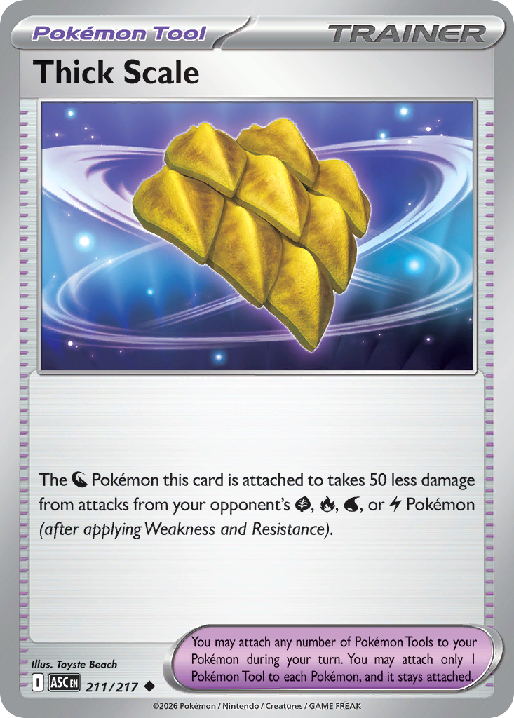 Thick Scale 211/217 Ascended Heroes card