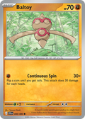 Baltoy 046/086 Chaos Rising card