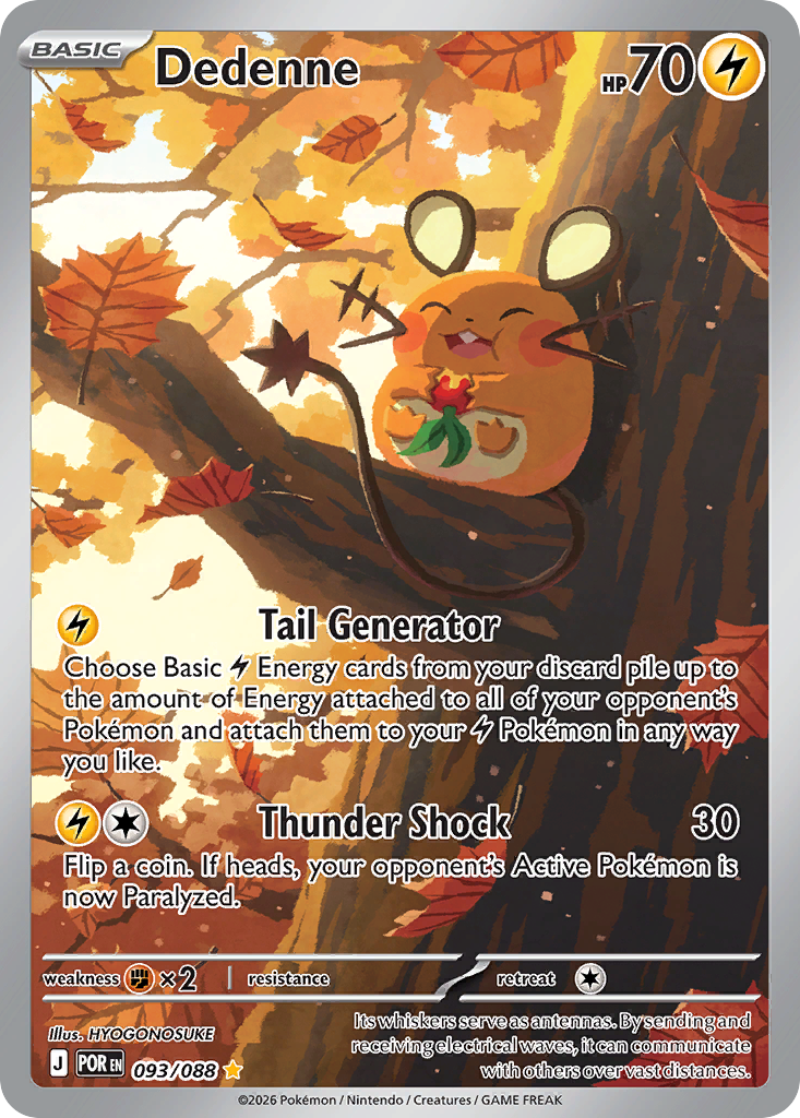 Dedenne 093/088 Perfect Order card