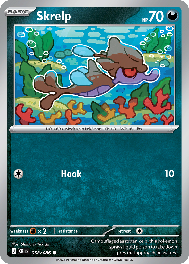 Skrelp 058/086 Chaos Rising card