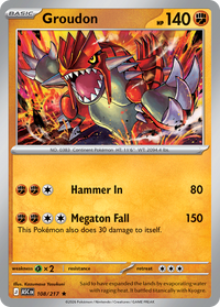 108/217 Groudon - Ascended Heroes