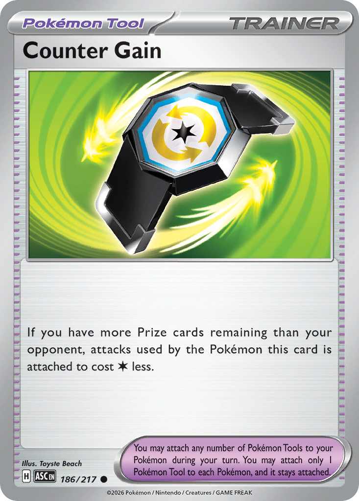 Counter Gain 186/217 Ascended Heroes card