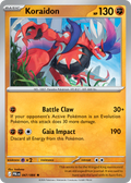 Koraidon 047/084 Pitch Black card