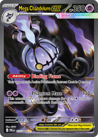115/084 Mega Chandelure ex - Pitch Black