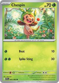 005/086 Chespin - Chaos Rising