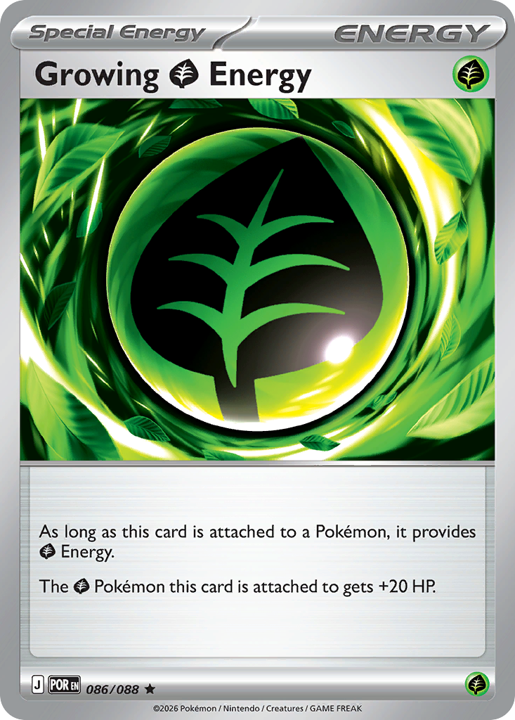 Growing Grass Energy 086/088 Perfect Order card