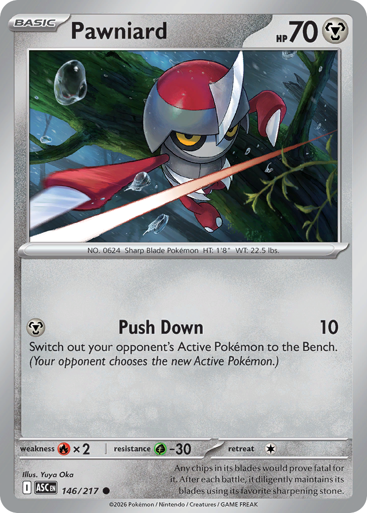 Pawniard 146/217 Ascended Heroes card